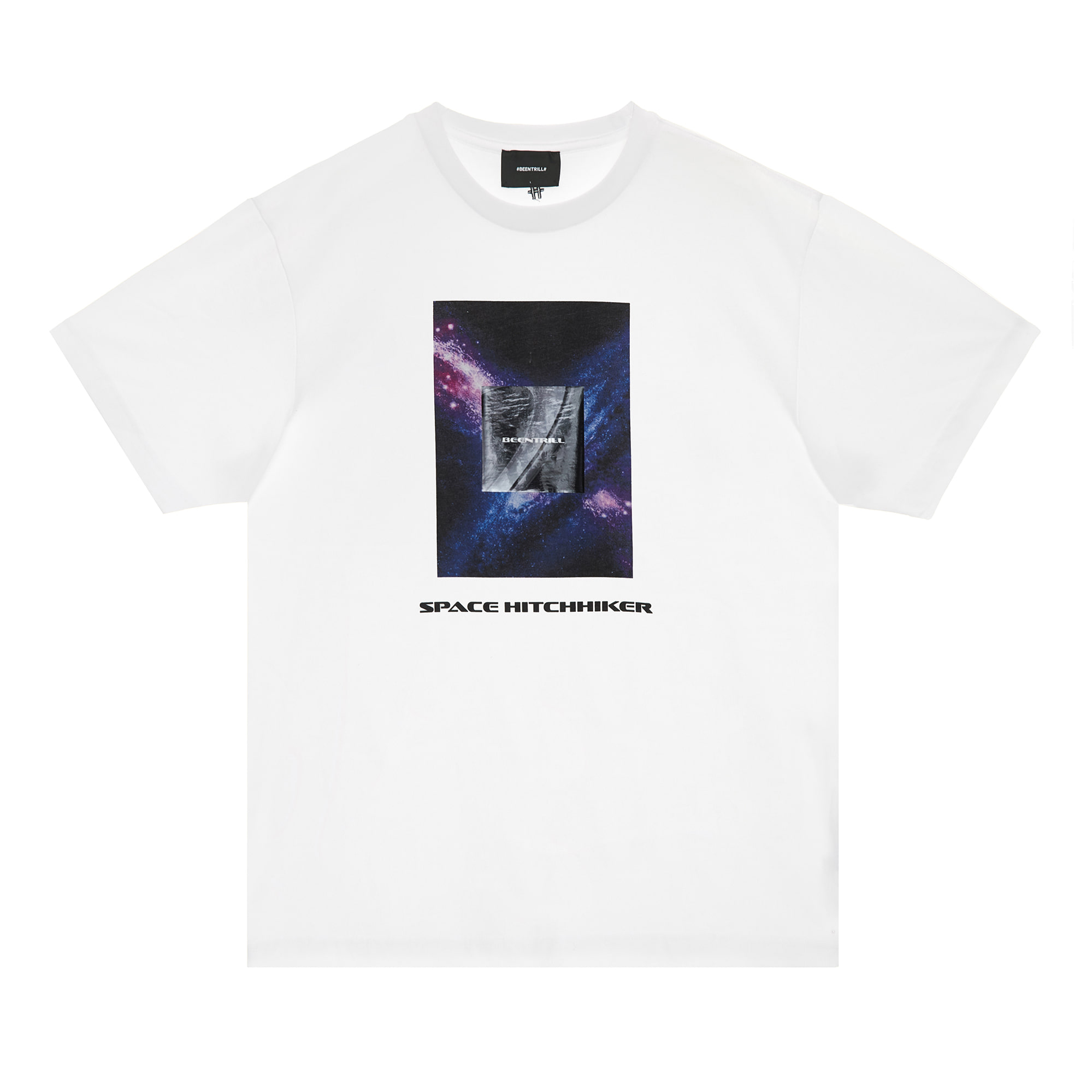 Sci-fi 오버핏 그래픽 포인트 티셔츠Ⅰ