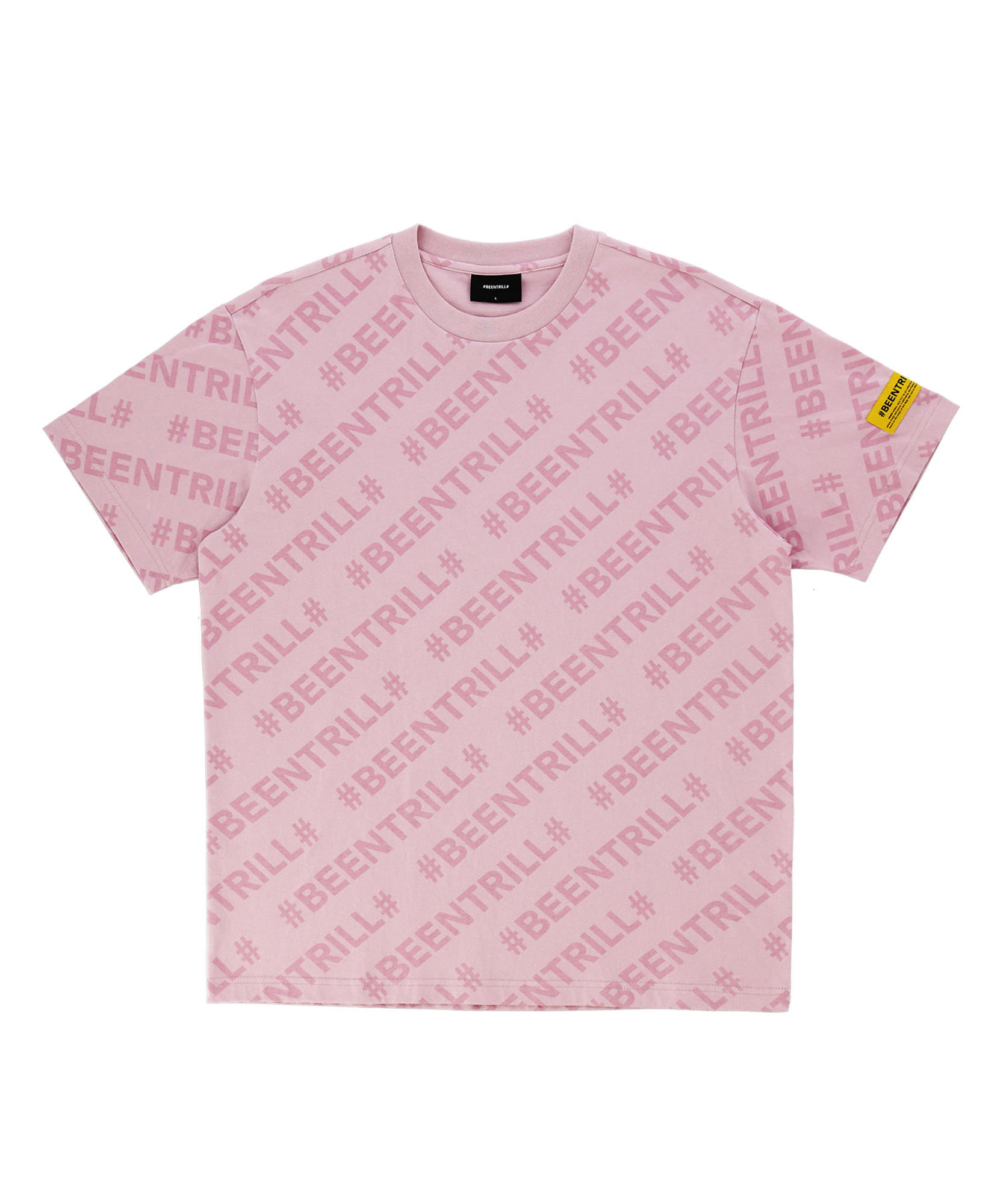 플라이트 모노그램 컴포트핏 반팔 티셔츠(핑크)