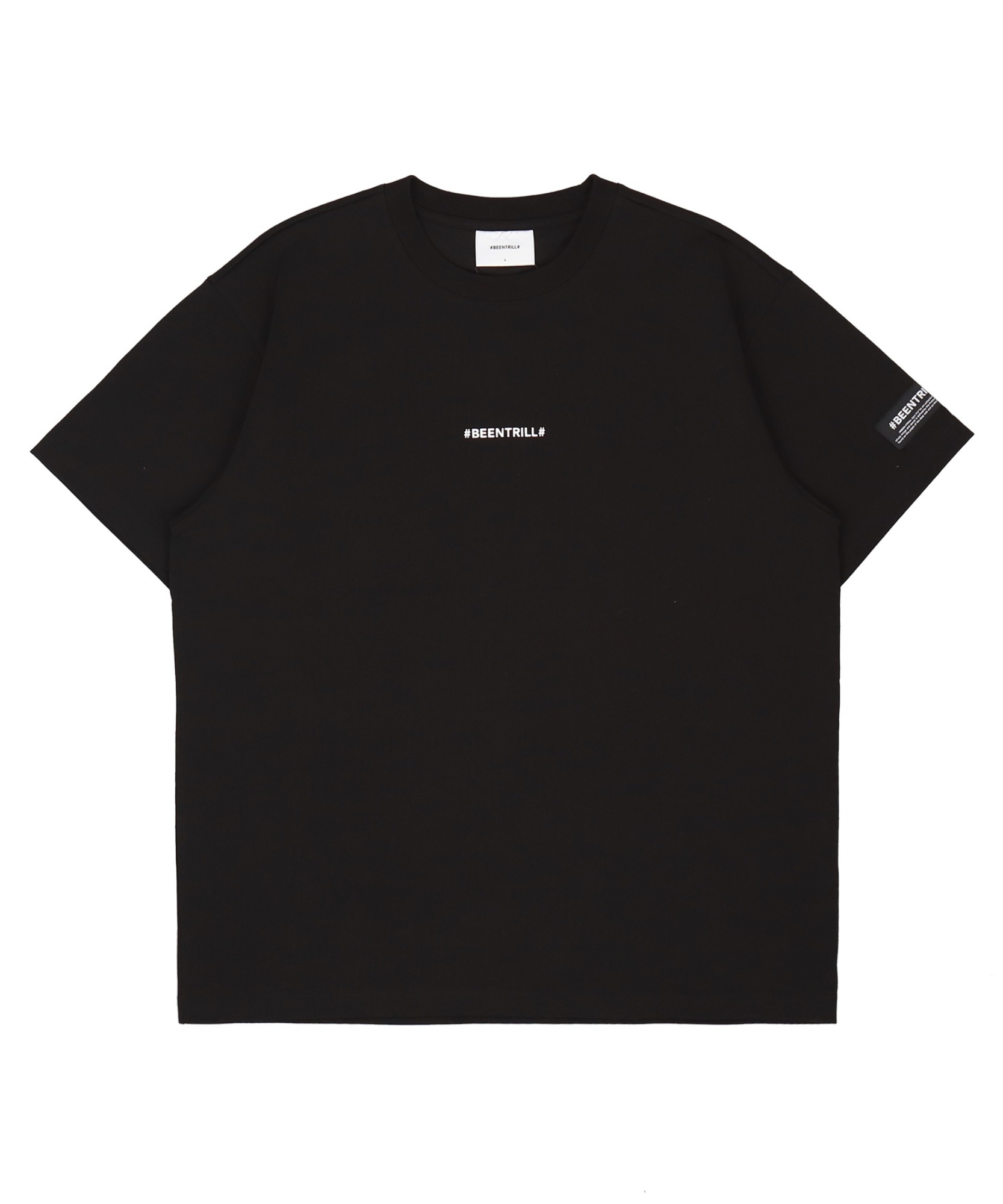 에센셜 컴포트핏 반팔 티셔츠(블랙)
